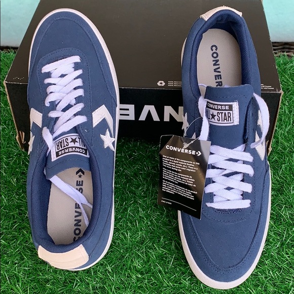 CONVERSE NET STAR CLASSIC OX NAVY/WHITE/WHITE MEN’ - Picture 7 of 16